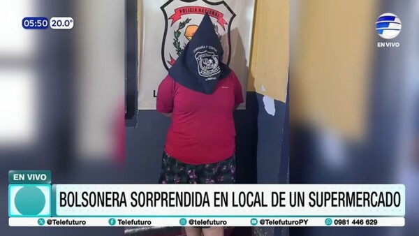 Detienen a mujer que confesó dedicarse al hurto en supermercados y farmacias
