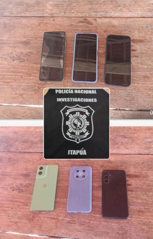 Investigaciones de Itapúa logra importante avance: Recuperan celulares robados en General Artigas