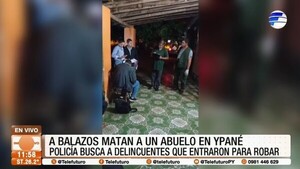 A balazos matan a un abuelo en Ypané