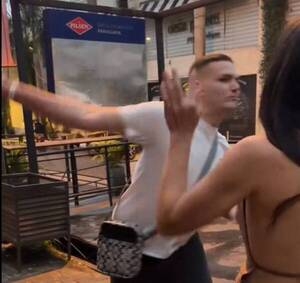 [VIDEO] Aclaran cómo se dio la pelea afuera de la disco: "Le noquean a mi amiga y le tiran al piso"