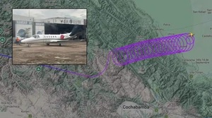 Avión se pierde en Bolivia luego de maniobras extrañas y caída del radar