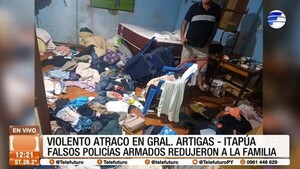 Falsos policías asaltan a una familia en Itapúa
