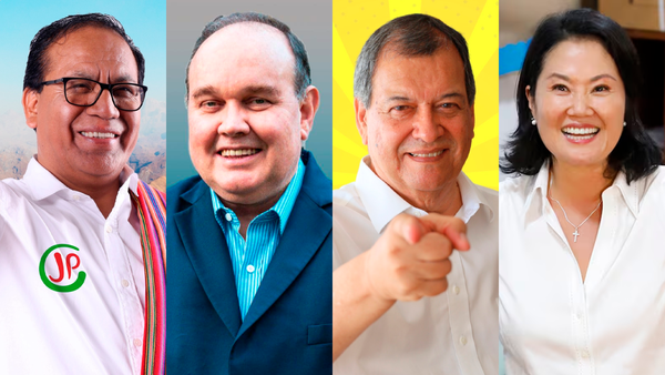 Triple empate técnico en Perú para ir a segunda vuelta ante Fujimori, según encuestadora