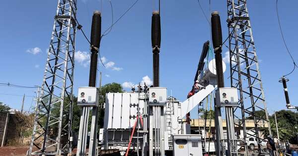 La Nación / Subestación de Pte. Franco: Ande puso en servicio nuevo transformador de 80 MVA
