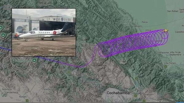 Bolivia: hallan aeronave desaparecida tras realizar maniobras inusuales - Mundo - ABC Color