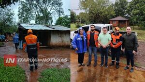 TRINIDAD REALIZÓ RELEVAMIENTO DE FAMILIAS AFECTADAS TRAS EL ÚLTIMO TEMPORAL