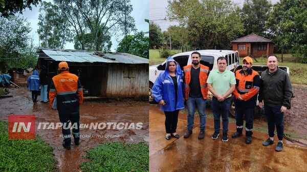 TRINIDAD REALIZÓ RELEVAMIENTO DE FAMILIAS AFECTADAS TRAS EL ÚLTIMO TEMPORAL