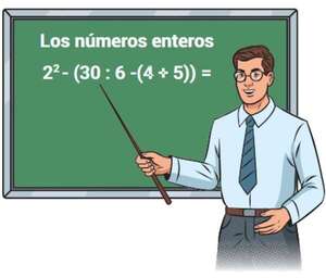 Los números enteros  - Matemática Tercer Ciclo - ABC Color