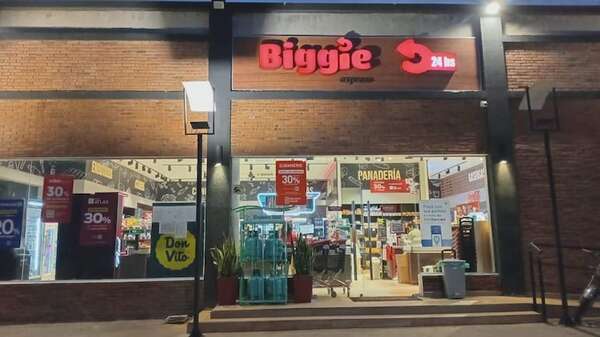 Violento asalto en Biggie: joven cajero recibe disparo en esta madrugada - Policiales - ABC Color