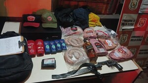 Capturan a hombre y recuperan mercadería tras asalto a minimarkets