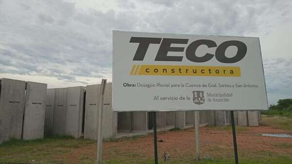 Desagüe pluvial en General Santos: materiales para la obra siguen abandonados  - Nacionales - ABC Color