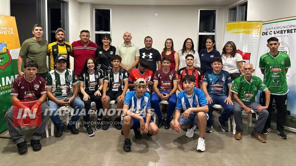 CAMBYRETÁ ENTREGA INDUMENTARIAS Y REFUERZA EL APOYO AL DEPORTE LOCAL