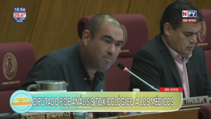 "Que se enoje el que se enoje": Diputado Jatar Fernández propone controles toxicológicos a médicos