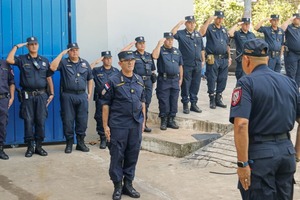 Operativo de seguridad para partido internacional en La Nueva Olla