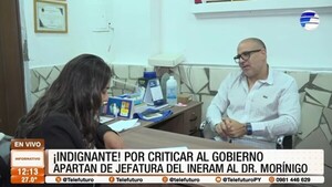 Apartan a Morínigo de jefatura del INERAM tras críticas al Gobierno