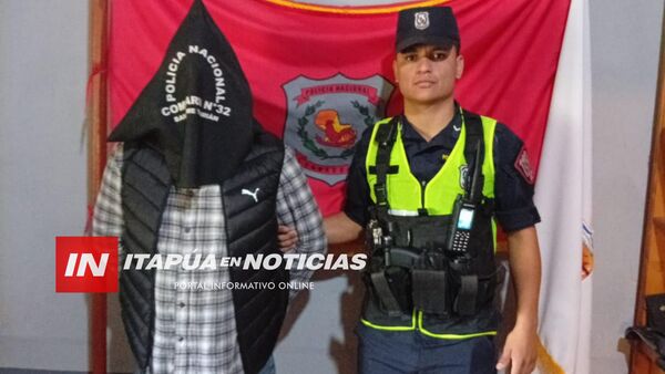DETENIDO EN SAN COSME Y DAMIÁN POR CONTAR CON TRES ÓRDENES DE CAPTURA
