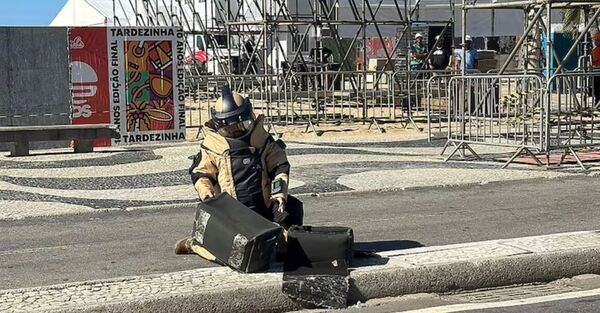 Alerta en Copacabana: hallan artefacto explosivo antes de concierto de Shakira