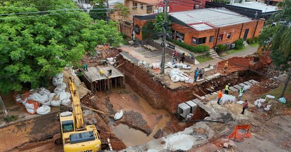Diario HOY | Avanza la construcción del desagüe pluvial en la Cuenca Santo Domingo