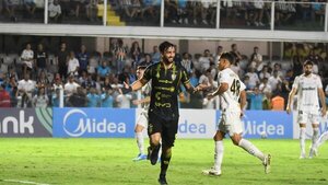 Recoleta y un heroico empate ante el Santos de Neymar