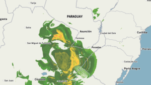 Todo el país, en cháke por la SUPERTORMENTA
