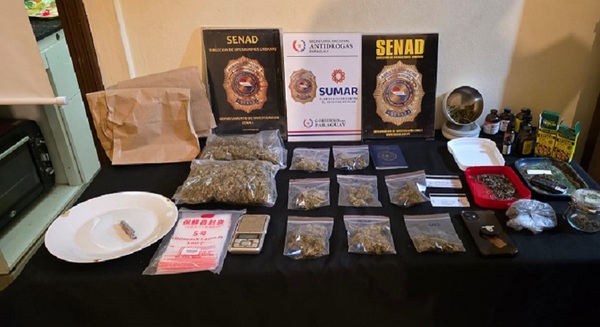 SENAD desarticula foco de microtráfico en Asunción