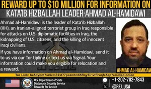 EE.UU ofrece USD 10 millones por el líder del grupo terrorista iraquí Kataib Hezbollah