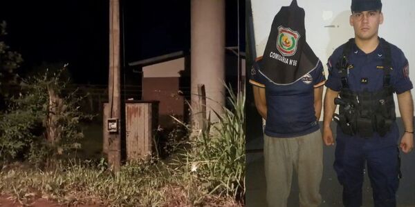 APREHENDEN A HOMBRE EN FLAGRANTE INTENTO DE HURTO EN UNA ESCUELA DE ENCARNACIÓN