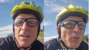 Ciclista he'i que hay que chutar a amigos "mala junta"