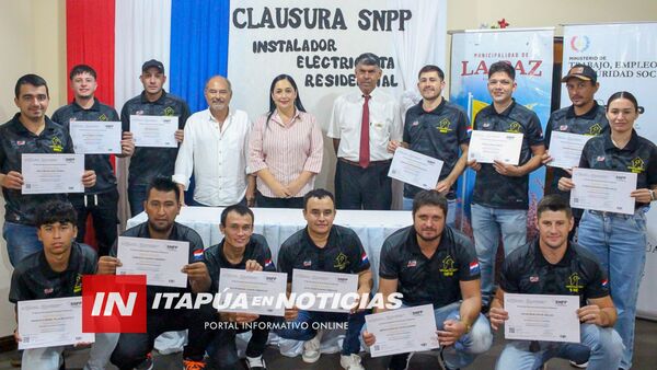 MUNICIPALIDAD DE LA PAZ IMPULSA FORMACIÓN TÉCNICA CON NUEVOS EGRESADOS