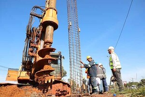 Inician trabajos de perforación en el futuro Viaducto Km 10, financiados por Itaipú | DIARIO PRIMERA PLANA