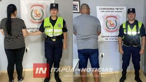 DETIENEN A DOS PERSONAS CON ORDEN DE CAPTURA EN SAN JUAN DEL PARANÁ
