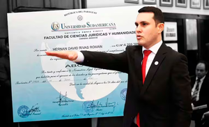 Senadores presentan nueva denuncia contra Hernán Rivas por presunto título falso - Noticiero Paraguay