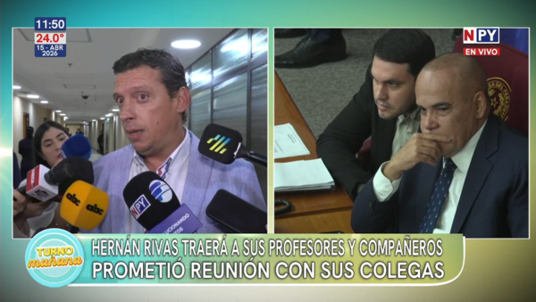 Nano Galaverna dice que Rivas prometió presentar a profesores y compañeros ante el Senado