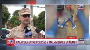 Asalto en joyería de Ñemby termina con un abatido tras enfrentamiento con la Policía