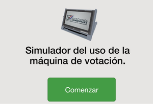 Justicia Electoral habilita simulador online del uso de la máquina de votación