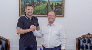 Camilo Pérez visita a Pedro Alliana y reafirma respaldo político en Honor Colorado