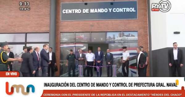 La Nación / Inauguran Centro de Mando y Control de la Prefectura General Naval