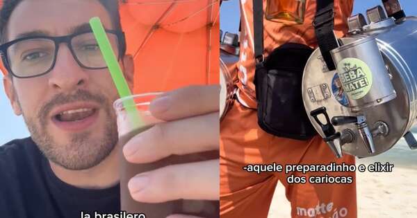 La Nación / ¿Copia de Paraguay? En las playas de Brasil venden tragos de “mate cocido”