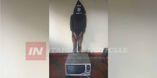 APREHENDEN A SOSPECHOSO DE HURTO CON ORDEN DE CAPTURA EN TRINIDAD