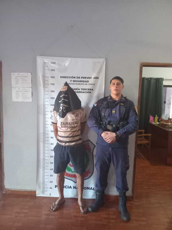 Detienen en Encarnación a un hombre con frondosos antecedentes por hurto