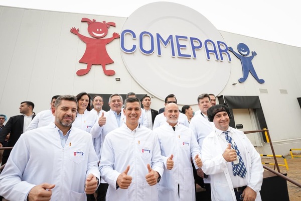 Peña inaugura planta de producción de alimentos en Areguá y destaca impulso a la industrialización - El Trueno