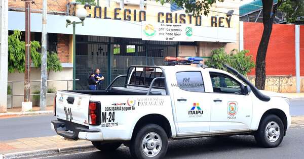 La Nación / Identifican y detienen a la persona que envió amenaza al colegio Cristo Rey