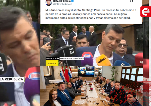 Peña esquiva el caso Rivas, ataca a la prensa y después lo sienta a su mesa - Canal-E