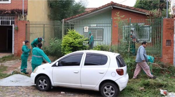 Municipalidad interviene propiedad abandonada en Las Mercedes por riesgo sanitario
