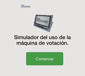 Justicia Electoral habilita Simulador del uso de la máquina de votación