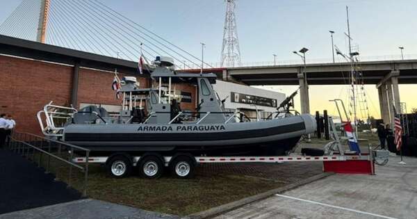 Diario HOY | Armada Paraguaya recibe ocho embarcaciones donadas por EEUU