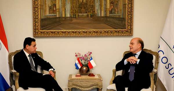 La Nación / Canciller recibió a embajador de Chile por término de su misión diplomática