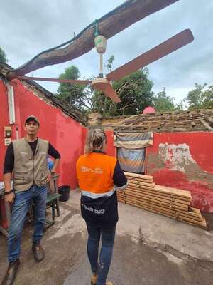 Temporal dejó al menos 100 familias damnificadas en varios departamentos, según la SEN - Nacionales - ABC Color