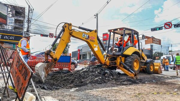 Avanzan obras viales en zonas clave de Asunción