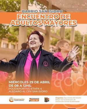 Encarnación organiza jornada de integración para adultos mayores en San Isidro